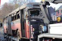 évacués  les «bus fantômes» tunnel a Liège