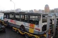 évacués  les «bus fantômes» tunnel a Liège